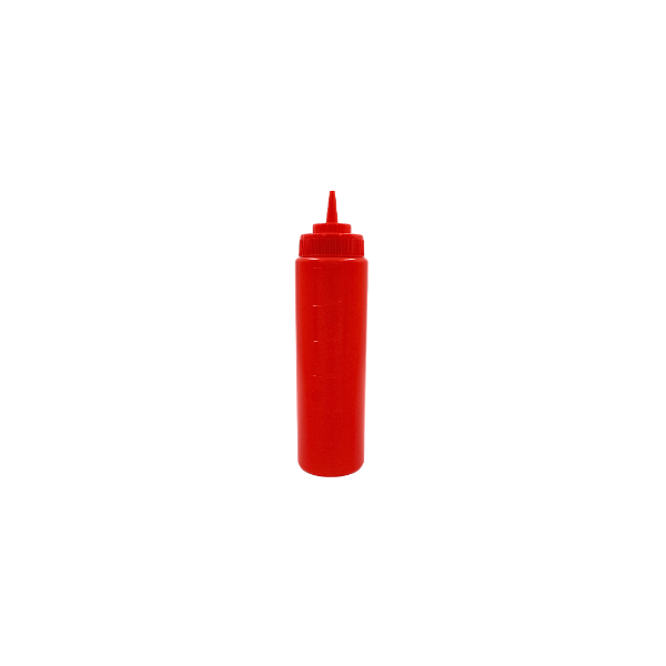 Recipiente para aderezo rojo 24 oz@