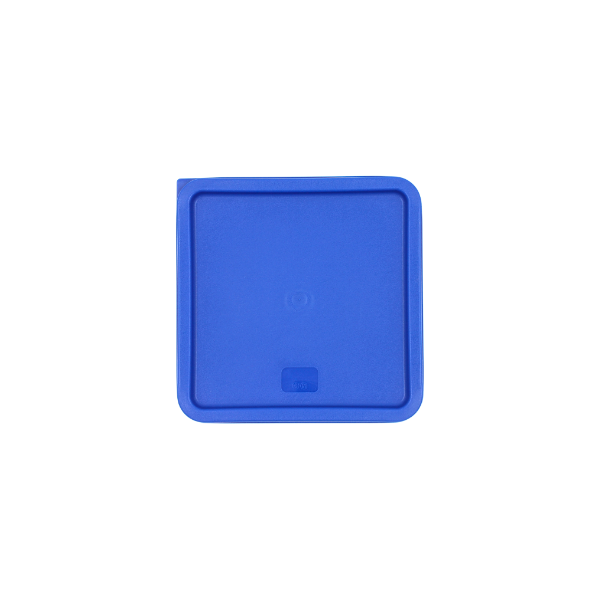 Tapa azul para contenedor de policarbonato cuadrado 18L@