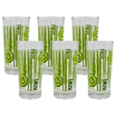 Juego 6 vasos Kiwi(One Shot)