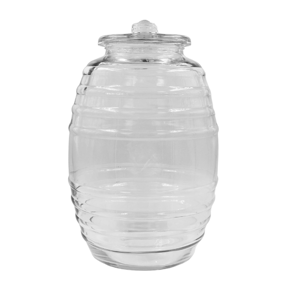 Vitrolero con tapa de vidrio 19 litros