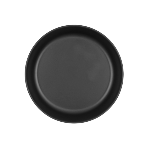 Tazón ensenada 20 cm de100% melamina negro mate@