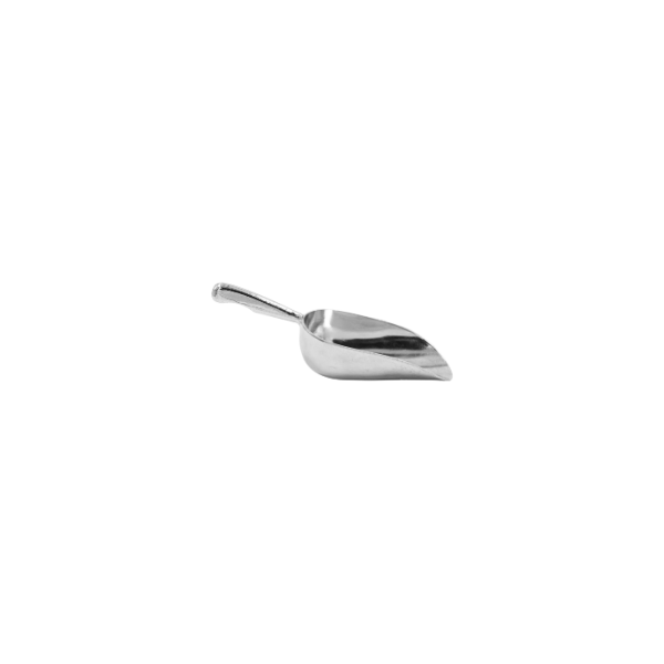 Pala para hielo redonda de aluminio 5 oz@(10)