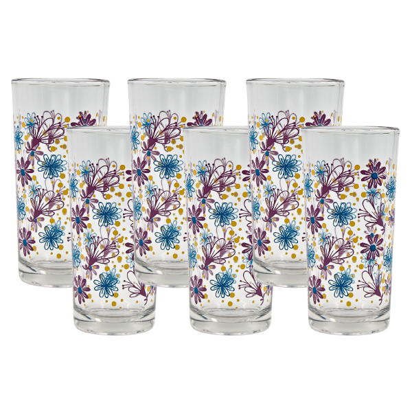 Juego 6 vasos Moraflor(One Shot)