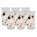 Juego 6 vasos Rombos(One Shot)