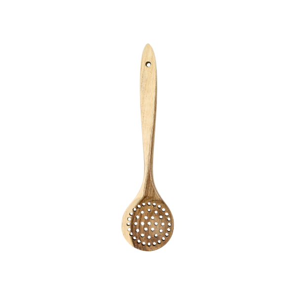 Espumadera 28 cm de madera@