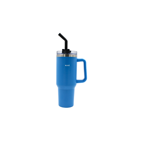 Termo Doble Pared Acero 1.2 L Azul @