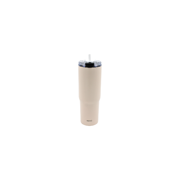 Termo Doble Pared De Acero Beige 900 ml @