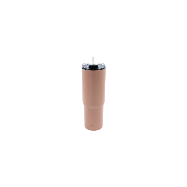 Termo Doble Pared De Acero Rosa 900 ml @