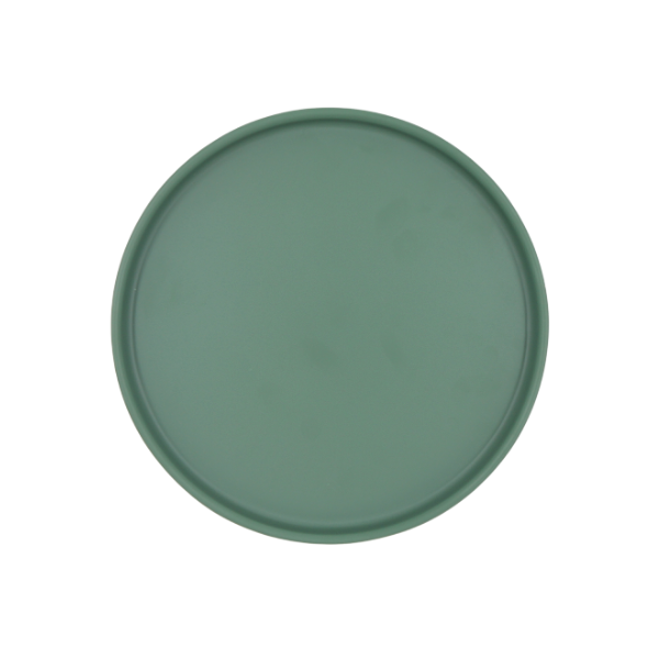 Plato Barcelona 20 cm melamina verde mate@