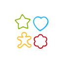 Juego de 4 marcadores para galletas aluminio Qualite (12)@