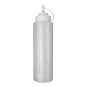 Botella dispensadora para aderezos de polietileno 7.5 cm x 29 cm / 800 ml