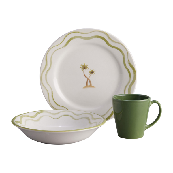 Vajilla de cerámica 12 piezas Brisa Corona MOD. VL177I040112 (2)