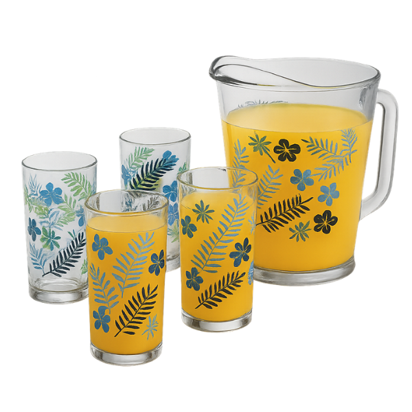 Juego de agua 5 piezas Tropical @