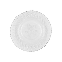 Plato hondo Tulipán, cristalino