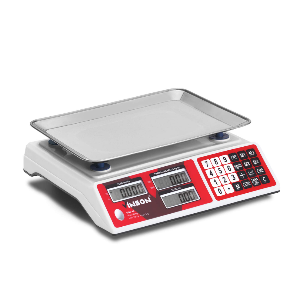 Báscula de mostrador 40 kilos Vinson(BAJA)