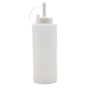 Botella dispensadora para aderezo 12 oz transparente