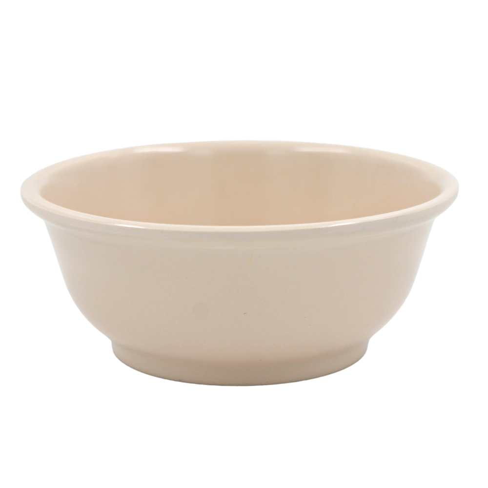 Bowl hondo de melamina beige 5 pulgadas Tavola