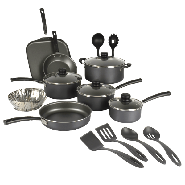 Bateria de Cocina Tramontina Primeware Negra 18 Piezas