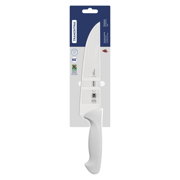 Cuchillo para carne 8" Premium Blanco Tramontina