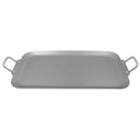 Plancha doble quemador con antiadherente
