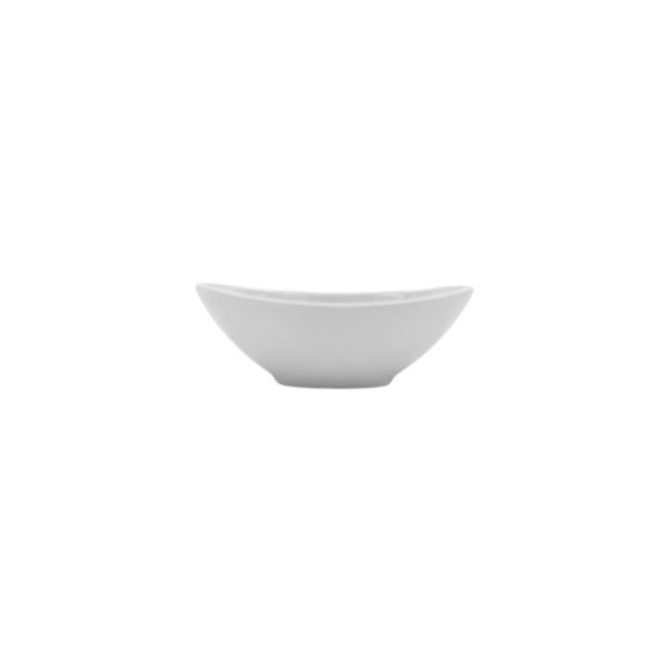Platito hondo 10 cm de melamina blanca (50)