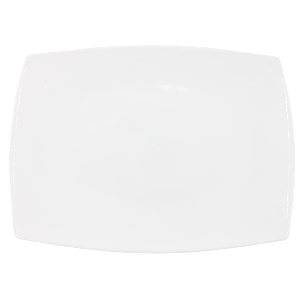 Plato base blanco 38 cm Extreme Square