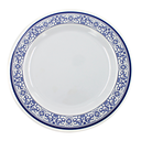Plato extendido 11" 28 cm melamina Talavera azul