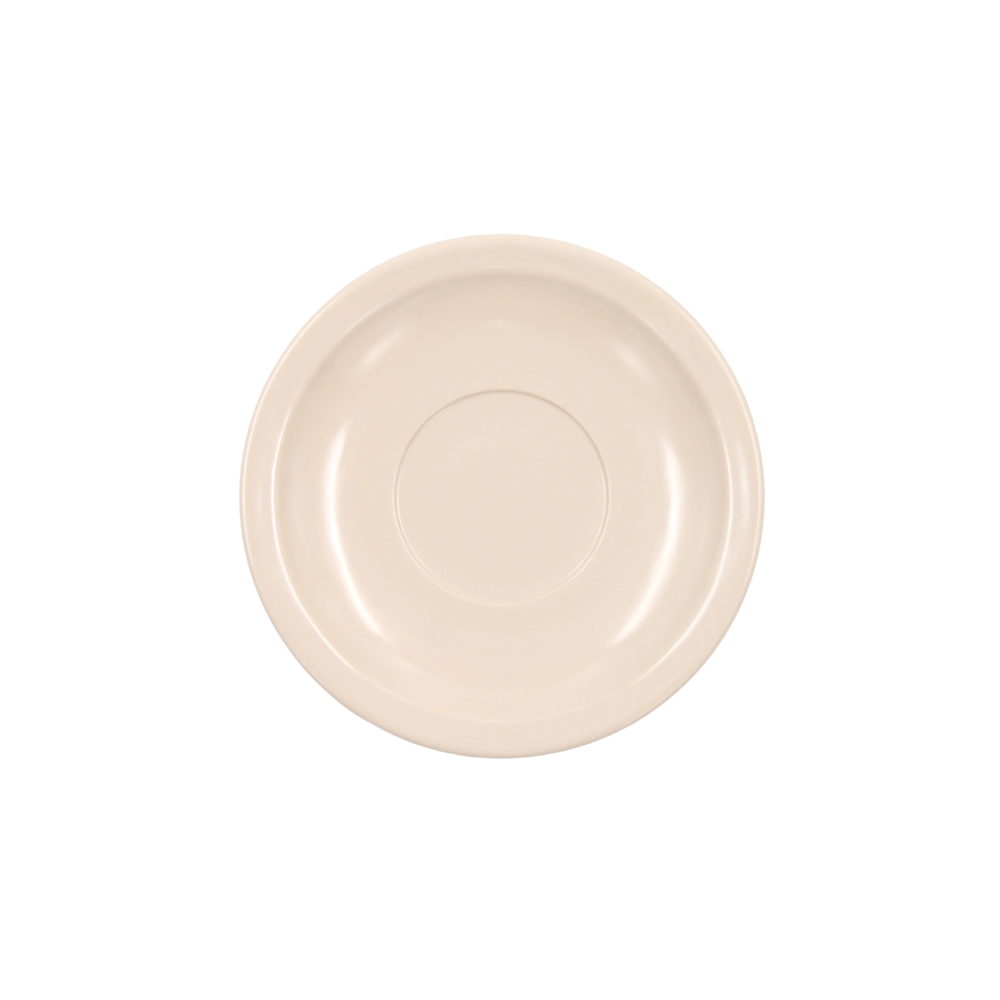 Plato para taza 5.5 pulgadas 14 cm melamina beige