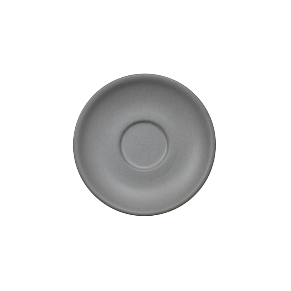 Plato para taza espresso 13 cm Gris Denali Mate Anfora