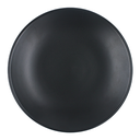 Plato trinche 27 cm sin relieve negro mate Chena Anfora (Especial)
