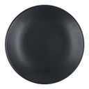 Plato trinche 27 cm sin relieve negro mate Chena Anfora Especial