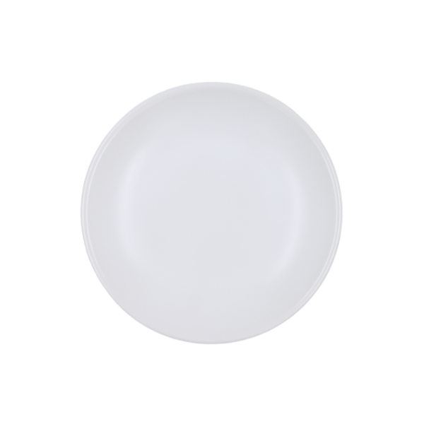 Plato trinche 19 cm sin relieve blanco mate Chena Anfora (Especial)