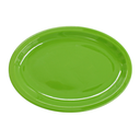 Plato oval 11.5" 29 cm melamina verde