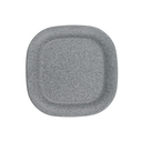 Plato cuadrado 20 cm melamina Gray Granite Tavola