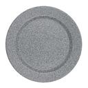 Plato trinche 10.5 pulgadas melamina Gray Granite Horeca Tavola