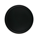Plato Trinche 23 cm Mediterráneo Negro Mate