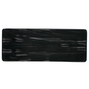 Platón rectangular 32 x 13 cm melamina negra mate con textura