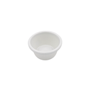 Ramekin blanco rayado 2 onzas melamina blanca(BAJA)