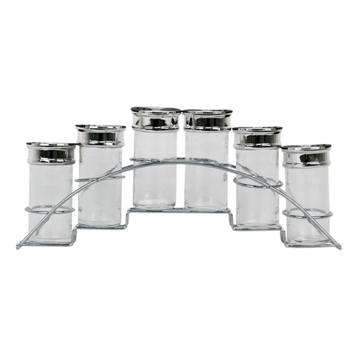 [9990136] Set de 6 especieros, capacidad 180 ml Mod. Ata0525(12)