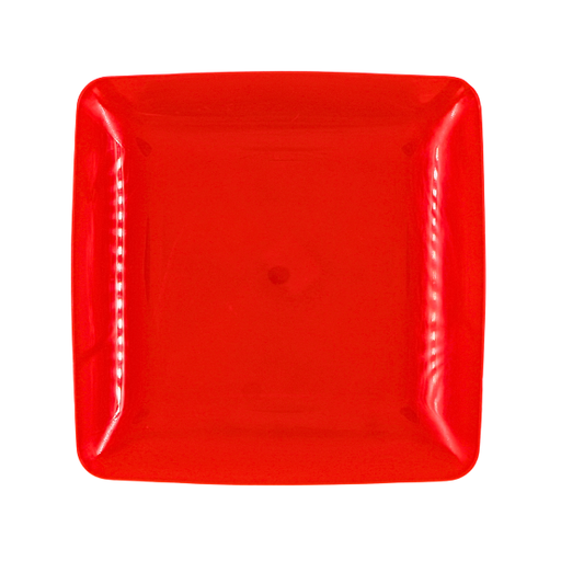 [1489114] Plato trinche grande polipropileno rojo