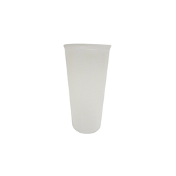 [1489100] Vaso transparente Colory Blanco 16 onzas de plástico