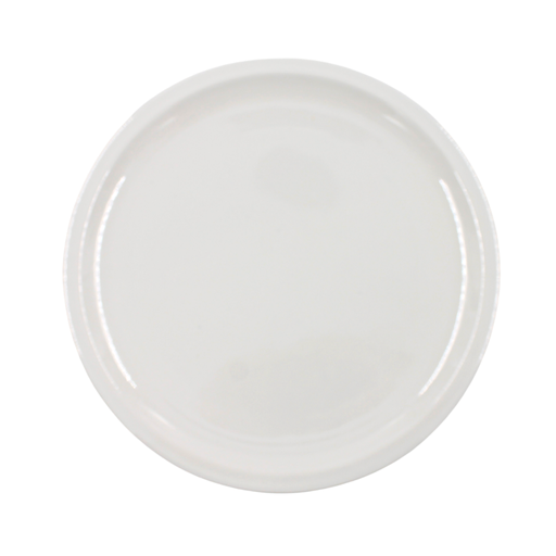 [1284191] Plato extendido 10" 25 cm melamina Blanco Ostion