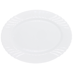 [9580150] Plato oval de vidrio 36 cm Bormioli (BAJA)