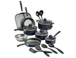 [5011873] Batería de cocina 18 piezas Tramontina Primeware azul