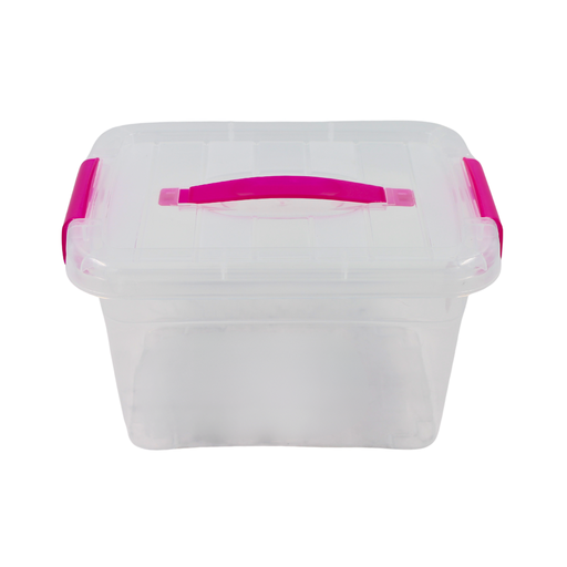 [1092188] Caja de plástico transparente Venecia 6 litros