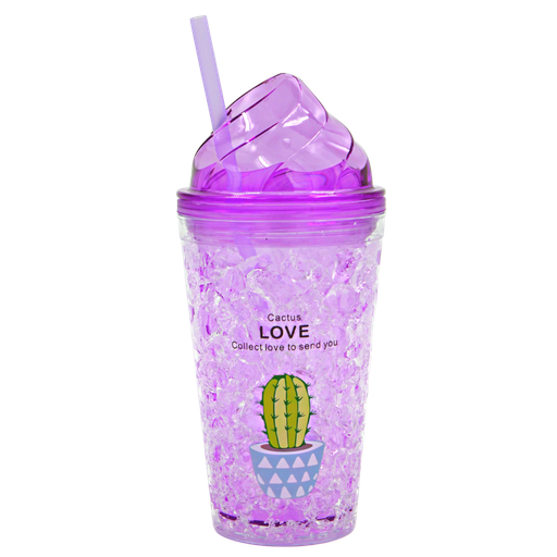 [1530579] Vaso térmico decorado Cactus 450 ml