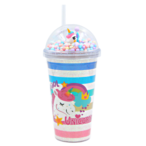 [1530582] Vaso térmico decorado Arcoiris 450 ml