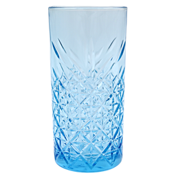 [1611038] Vaso de vidrio Timeless HB 450 ml Azul Pasabache