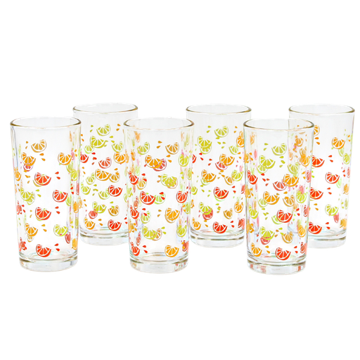 [1453500] Juego de 6 vasos cuberos Citrus(ONE SHOT)