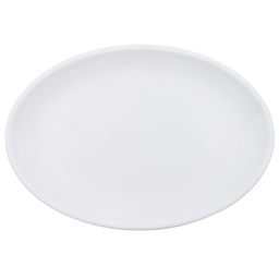 [1162837] Plato ovalado 35 cm melamina blanca mate